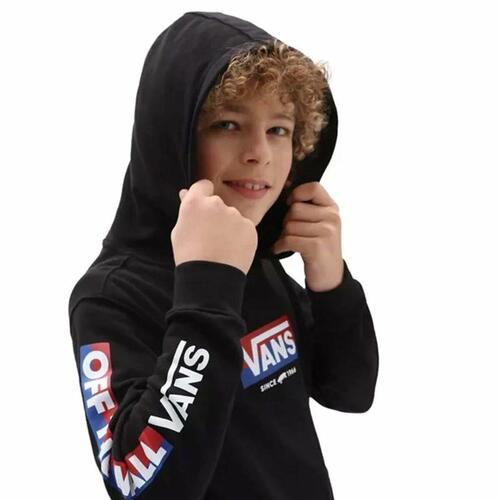 Sweatshirt til Børn Vans Easy Logo Sort 8-10 år