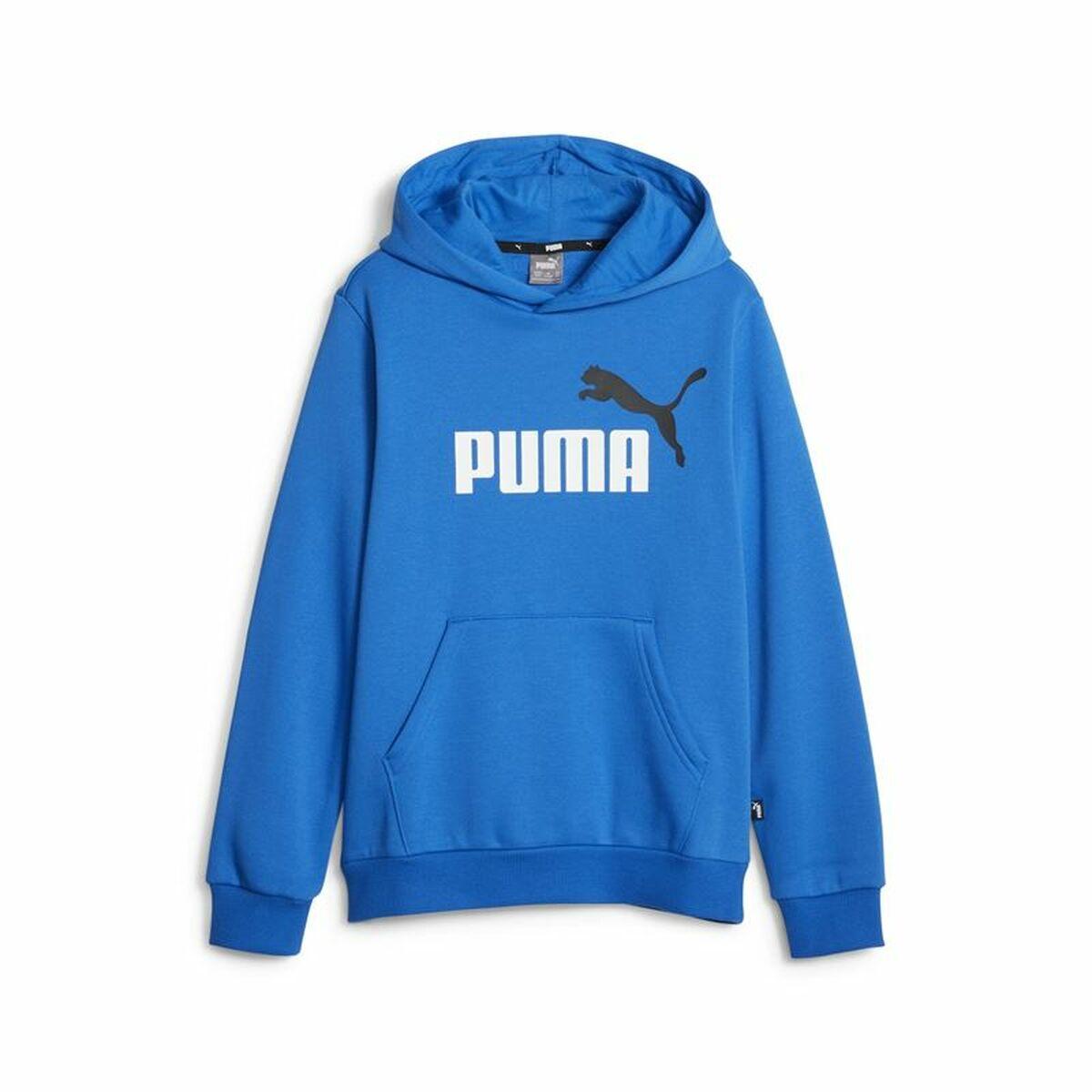 Sweatshirt til Børn Puma Ess+ 2 Col Big Logo Blå 4-5 år