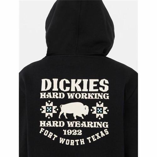 Hættetrøje til Mænd Dickies Hays Sort M