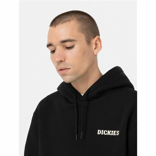 Hættetrøje til Mænd Dickies Hays Sort M