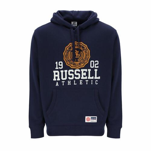 Hættetrøje til Mænd Russell Athletic Ath 1902 Marineblå L