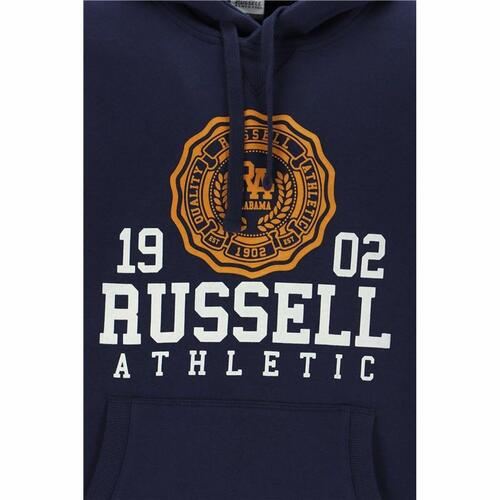 Hættetrøje til Mænd Russell Athletic Ath 1902 Marineblå M