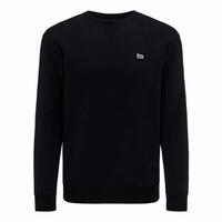 Sweaters uden Hætte til Mænd Lee Plain Crew Sort S