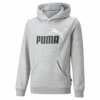 Sweatshirt til Børn Puma Ess+ 2 Col Big Logo Lysegrå 5-6 år
