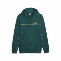 Hættetrøje til Mænd Puma Ess+ Minimal Gold Grøn S
