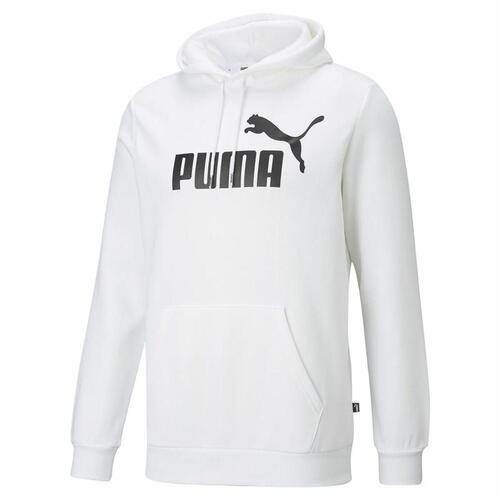 Hættetrøje til Mænd Puma Ess Big Logo Hvid XL