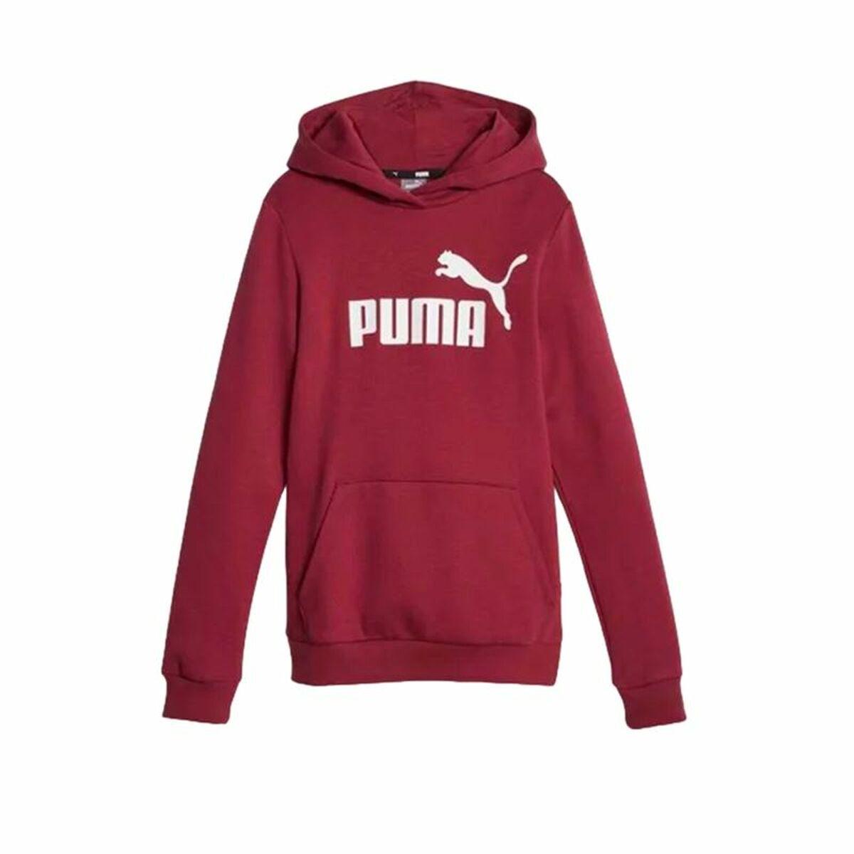 Sweatshirt til Børn Puma Ess Logo Fl Rød 13-14 år