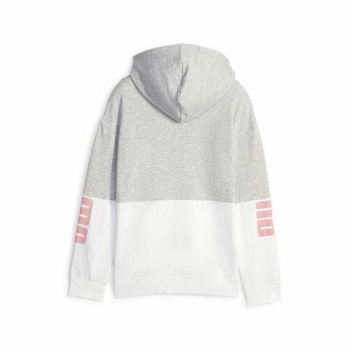 Sweatshirt til Børn Puma Power Colorblock Grå 9-10 år