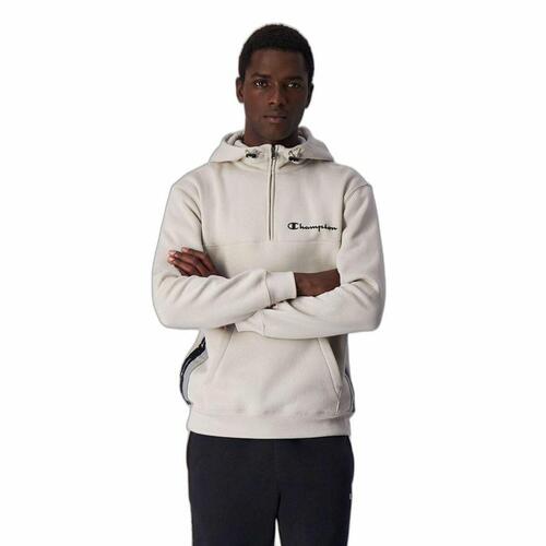 Hættetrøje til Mænd Champion Legacy Beige S