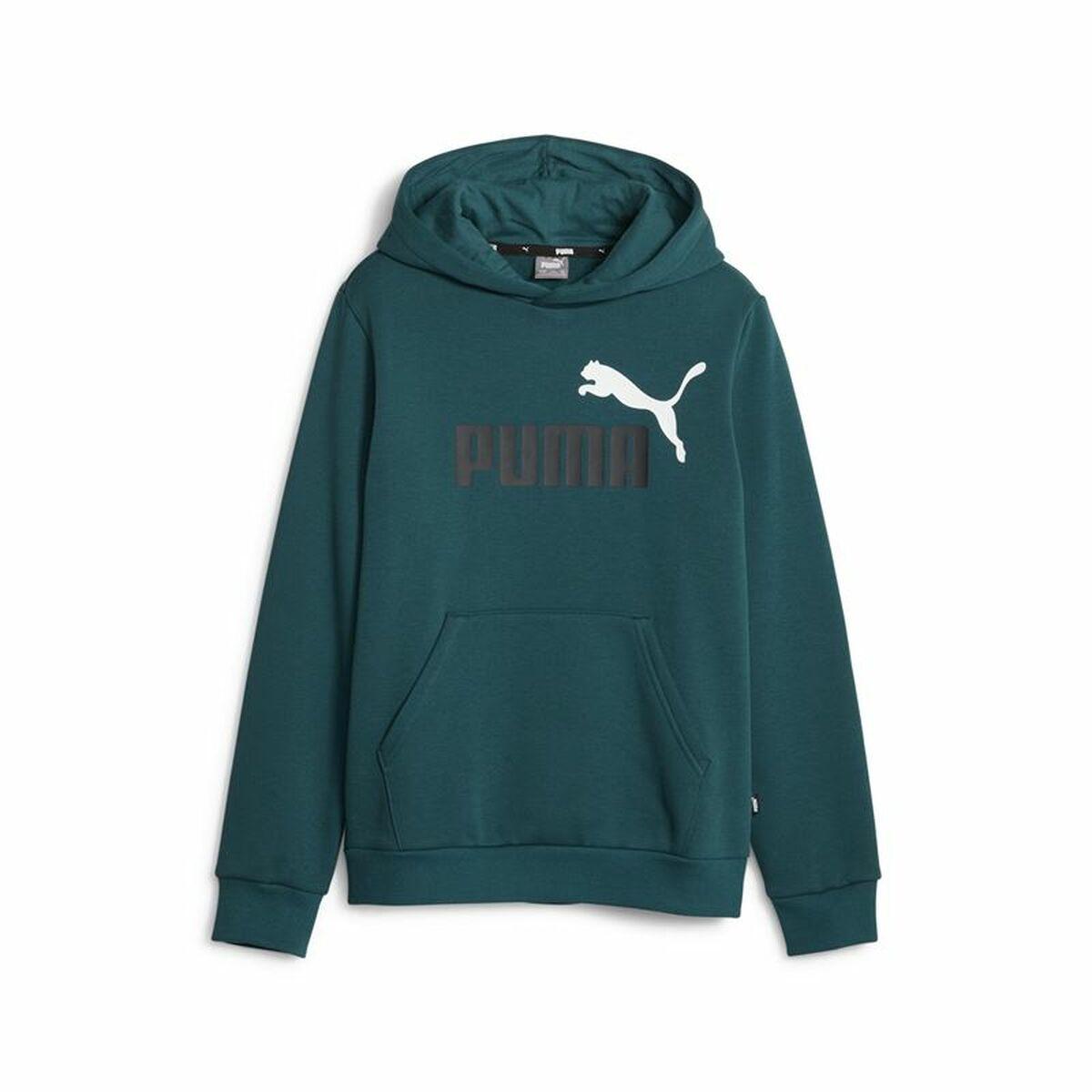 Sweatshirt til Børn Puma Ess+ 2 Col Big Logo Blå 7-8 år