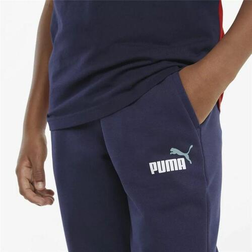 Træningsdragt til børn underdele Puma Ess+ 2 Col Blå 9-10 år