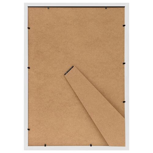 Billedrammer 3 stk. til væg eller bord 18x24 cm MDF hvid