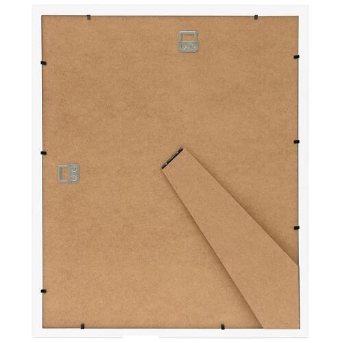 Billedrammer 5 stk. til væg eller bord 50x60 cm MDF hvid