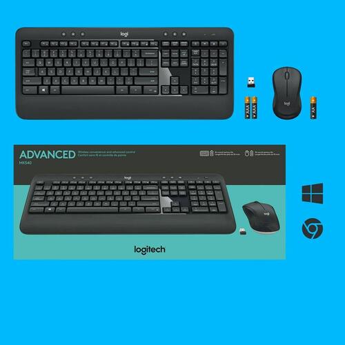 Tastatur og mus Logitech 920-008685 Sort Qwerty US