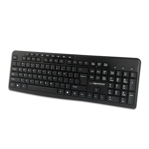 Tastatur og mus Esperanza EK137 Qwerty US Hvid