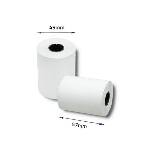 Termisk papirrulle Qoltec 51896 10 enheder Hvid 57 mm 20 m
