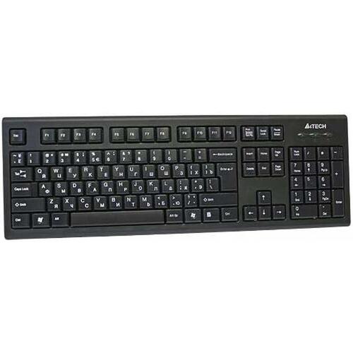 Tastatur A4 Tech KR-85 Sort Engelsk EEUU QWERTY