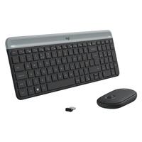 Tastatur og mus Logitech MK470 Grå Grafit Qwerty US