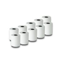 Termisk papirrulle Qoltec 51900 10 enheder 57 mm Hvid 27 m