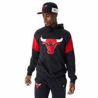 Unisex Hættetrøje New Era NBA Colour Insert Chicago Bulls Sort M