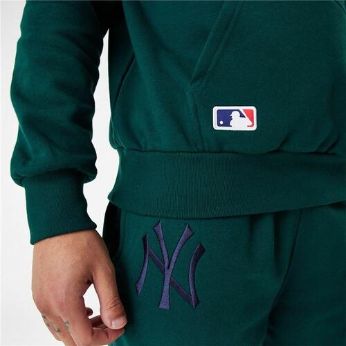 Unisex Hættetrøje New Era League Essentials New York Yankees Mørk grøn M