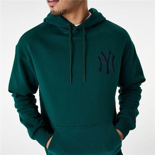 Unisex Hættetrøje New Era League Essentials New York Yankees Mørk grøn XL