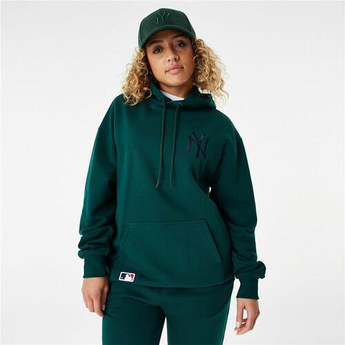 Unisex Hættetrøje New Era League Essentials New York Yankees Mørk grøn XL