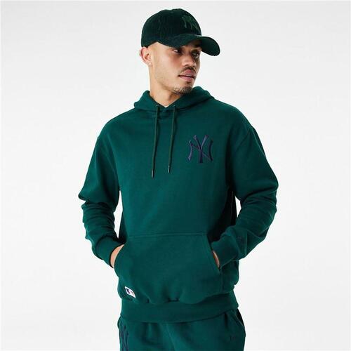 Unisex Hættetrøje New Era League Essentials New York Yankees Mørk grøn XL