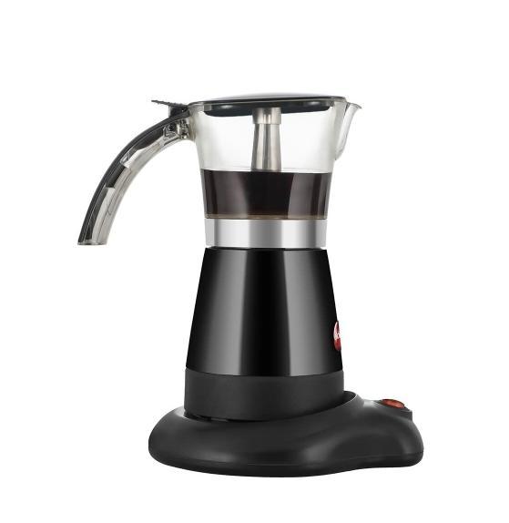 Elektrisk kaffemaskine 6 kopper drejefod