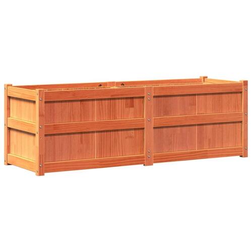 Plantekasse 150x50x50 cm massivt fyrretræ gyldenbrun