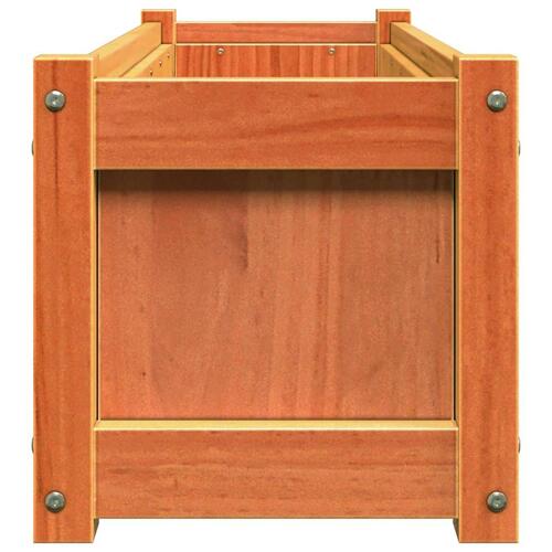 Plantekasse 90x31x31 cm massivt fyrretræ gyldenbrun