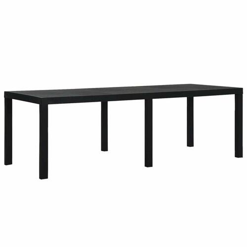 Spisebord IPAE Progarden Indo ind012an Forlængbar Antracit 220 x 90 x 72 cm