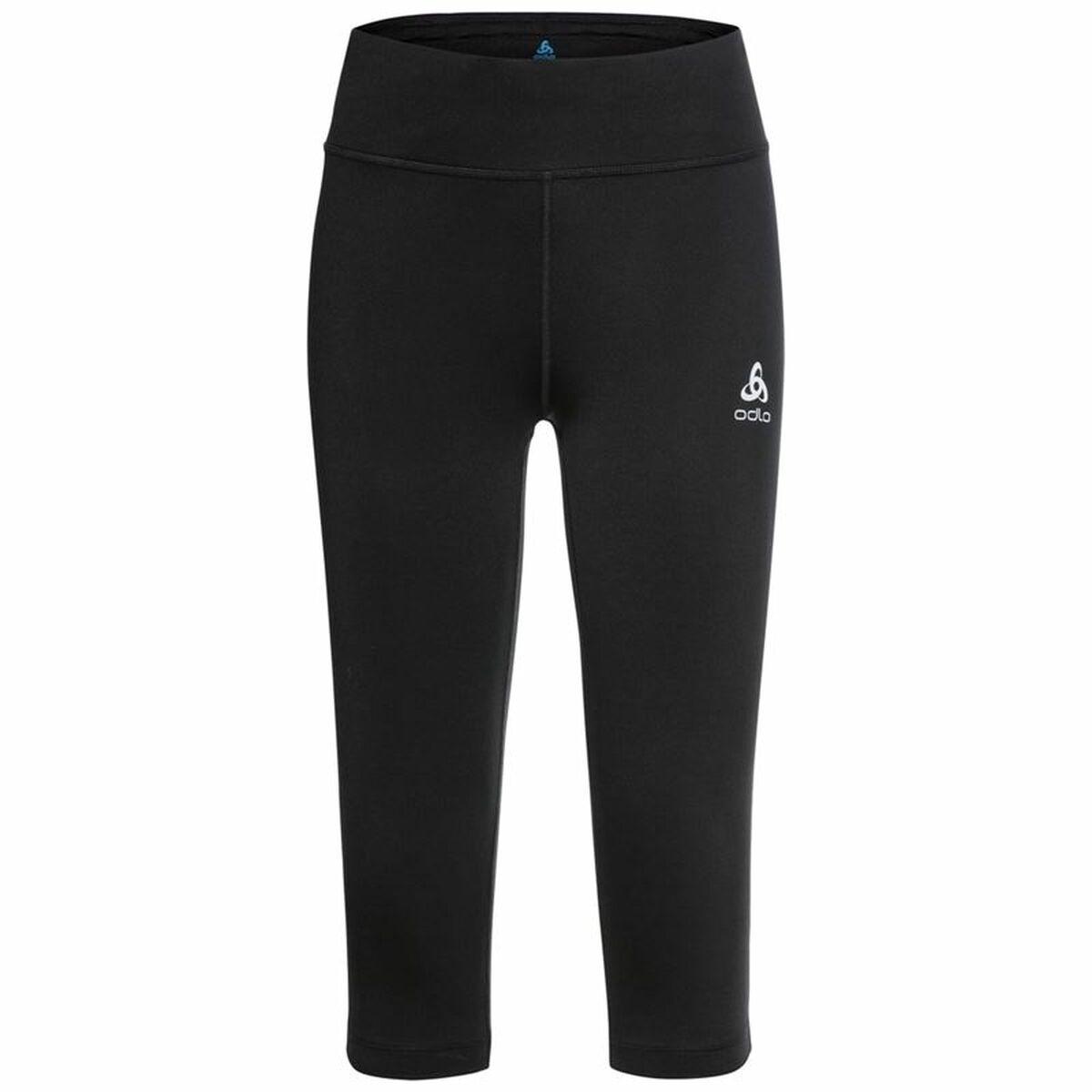 Dame crop sportsbukser Odlo 3/4 Essential Sort L