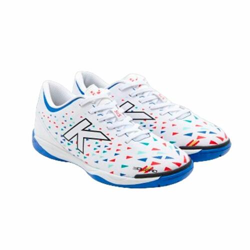 Indendørs fodboldstøvler til voksne Kelme Goleiro Hvid Unisex 45