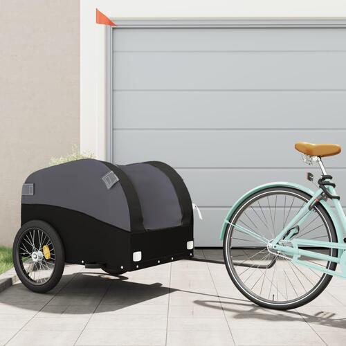 Cykelanhænger 45 kg jern sort