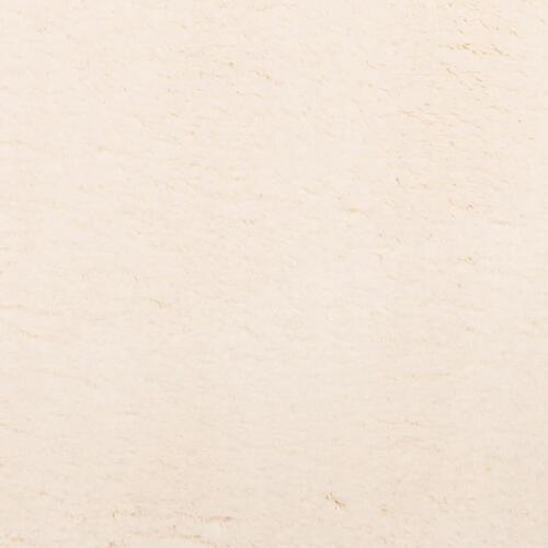 Gulvtæppe HUARTE 80x150 cm kort luv og vaskbart beige