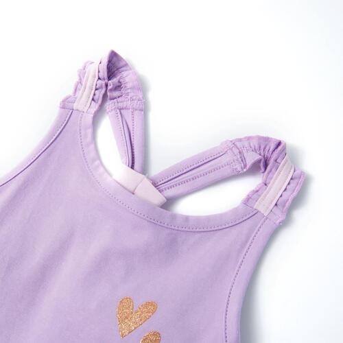Tanktop til børn str. 92 lilla