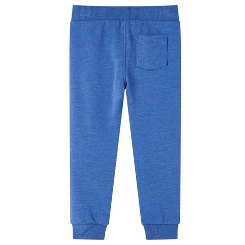 Joggingbukser til børn str. 116 blåmeleret