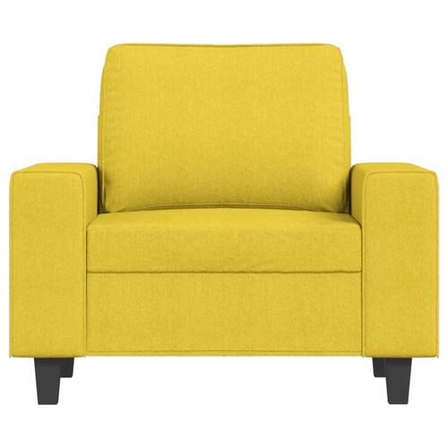 Lænestol 60 cm stof lysegul