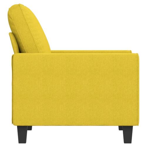 Lænestol 60 cm stof lysegul