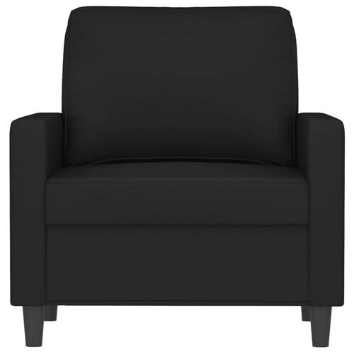 Lænestol 60 cm velour sort