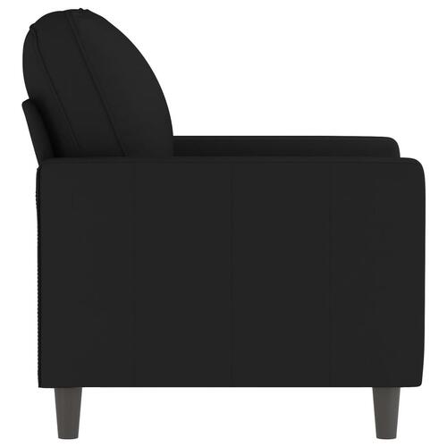 Lænestol 60 cm velour sort
