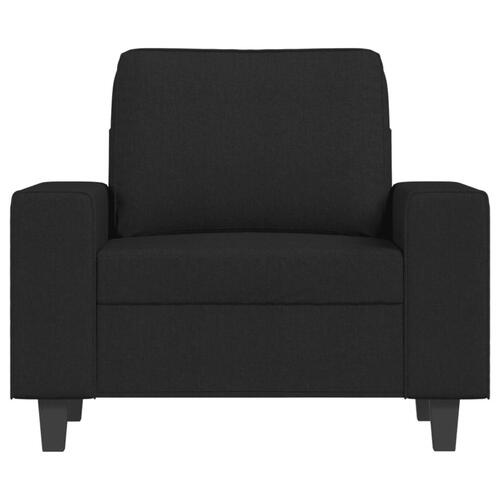 Lænestol 60 cm stof sort