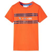 T-shirt til børn str. 140 orange