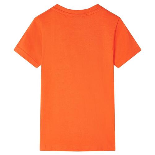 T-shirt til børn str. 140 orange