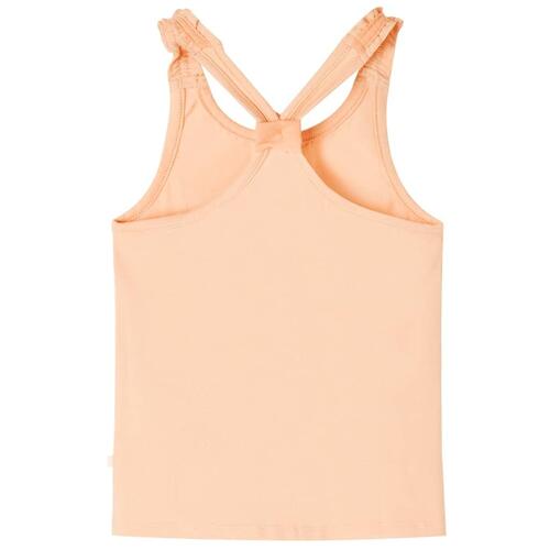 Tanktop til børn str. 104 lys orange