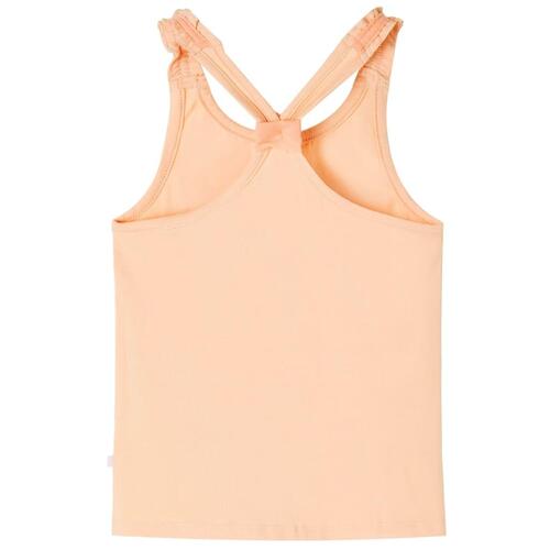 Tanktop til børn str. 128 lys orange