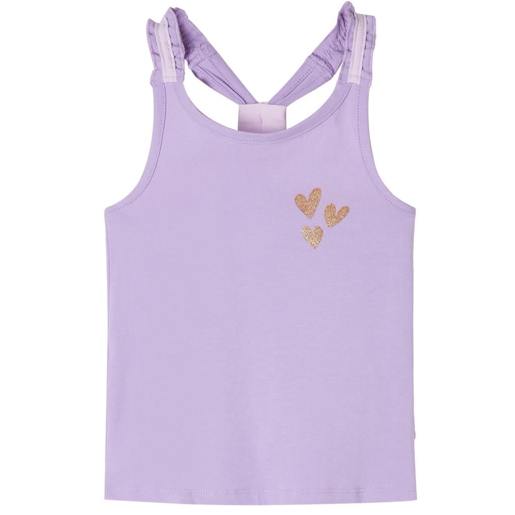 Tanktop til børn str. 128 lilla