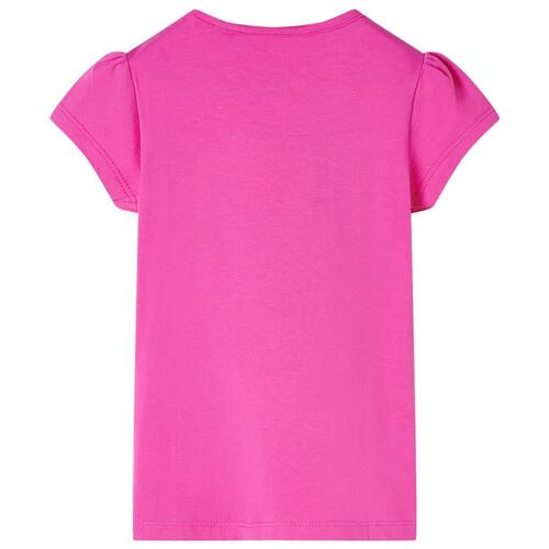 T-shirt til børn str. 128 pink
