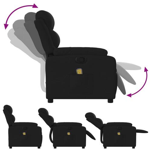 Massagestol stof sort
